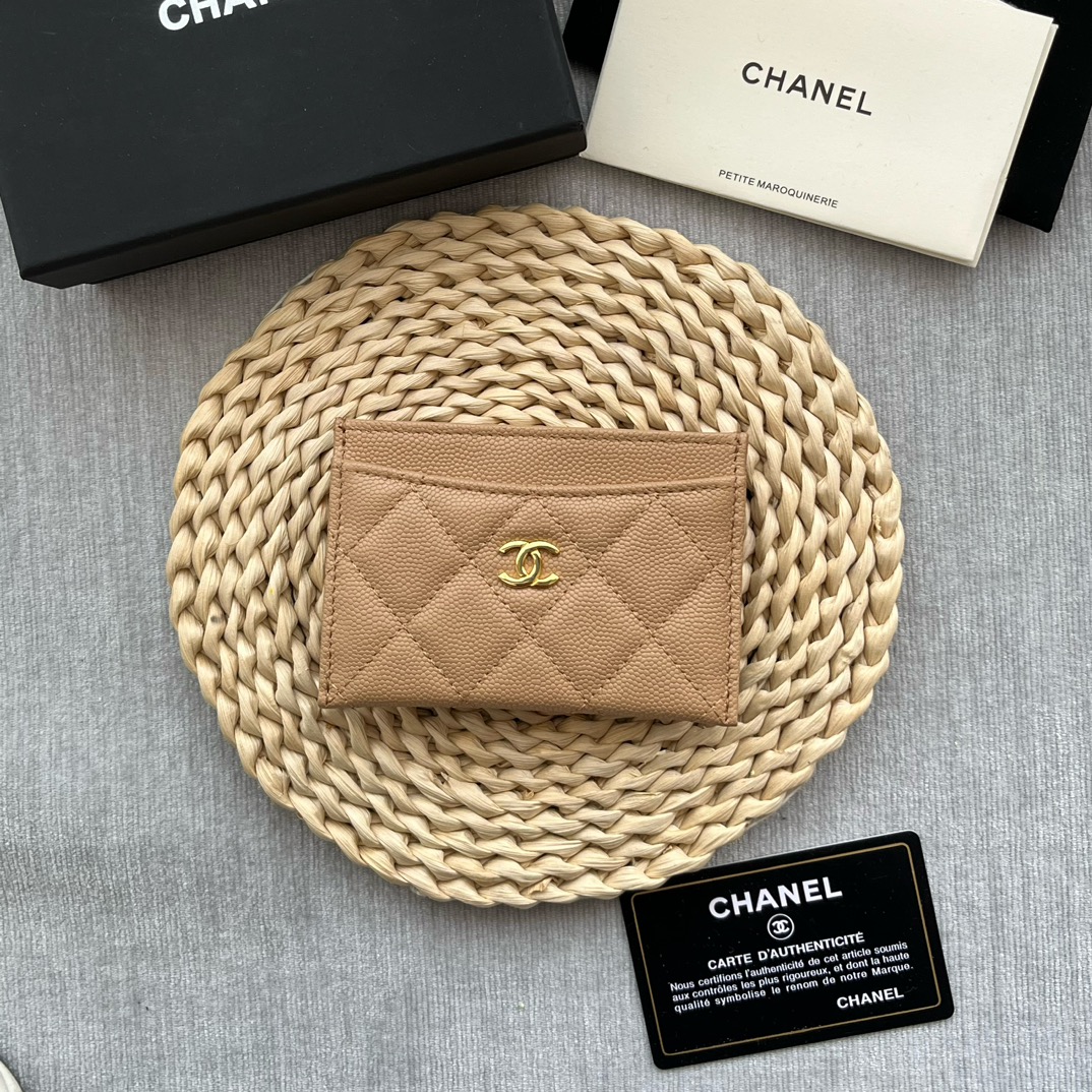 Chanel84331classicscardwalletgrainedcalfskinbeigejpg 11 replica designer bags online store